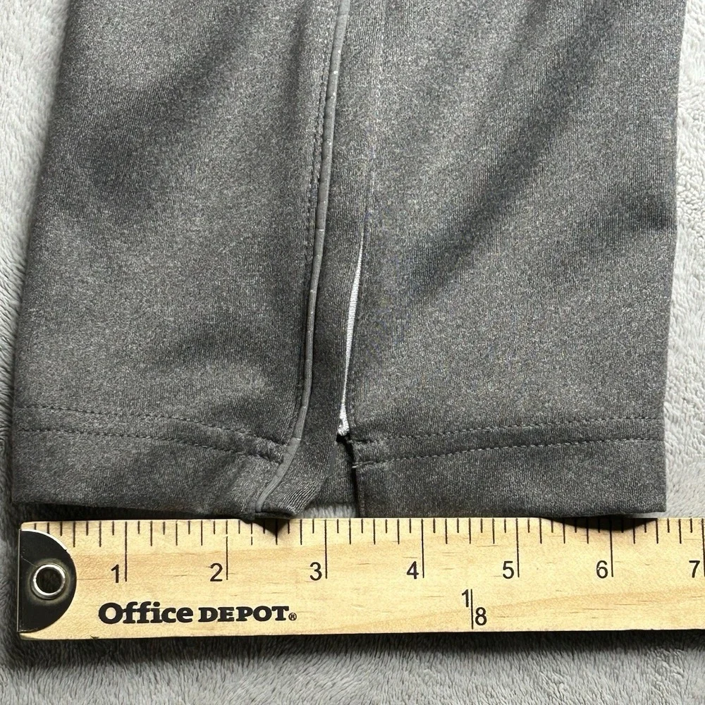 Peter Millar Athletic Pants XXL Gray Performance Stretch Reflective Zip Pocket